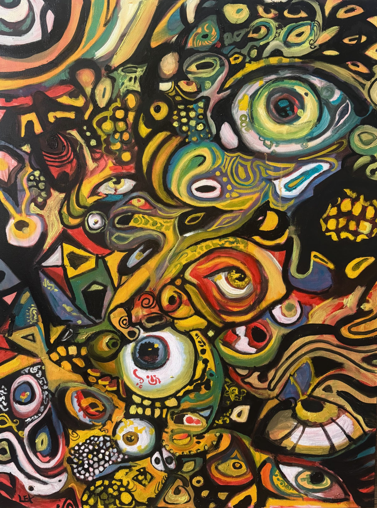 ABTRACT Painting Canvas Print