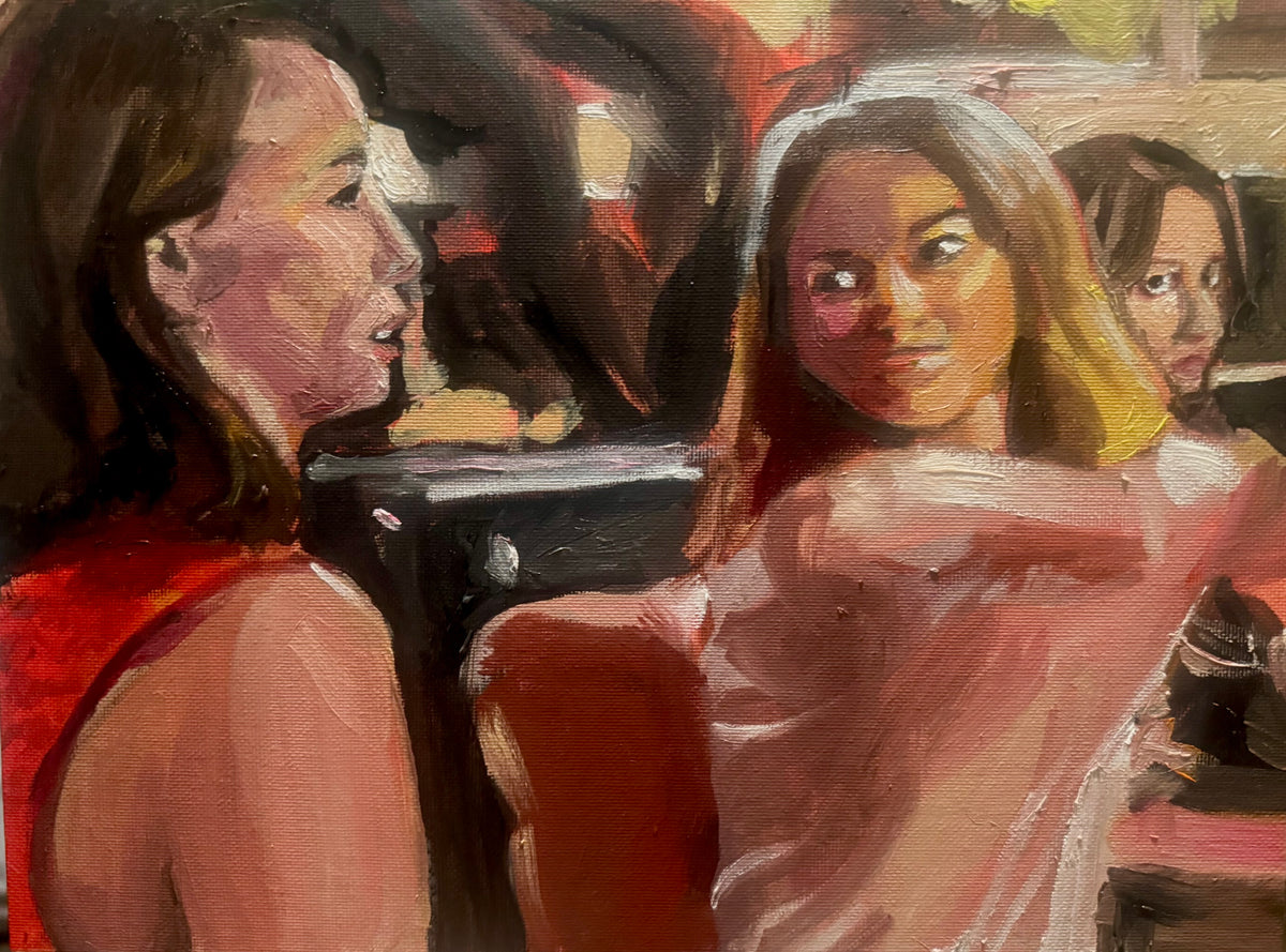 “The Slap Heard Around The World” 8x10” Oil on Canvas