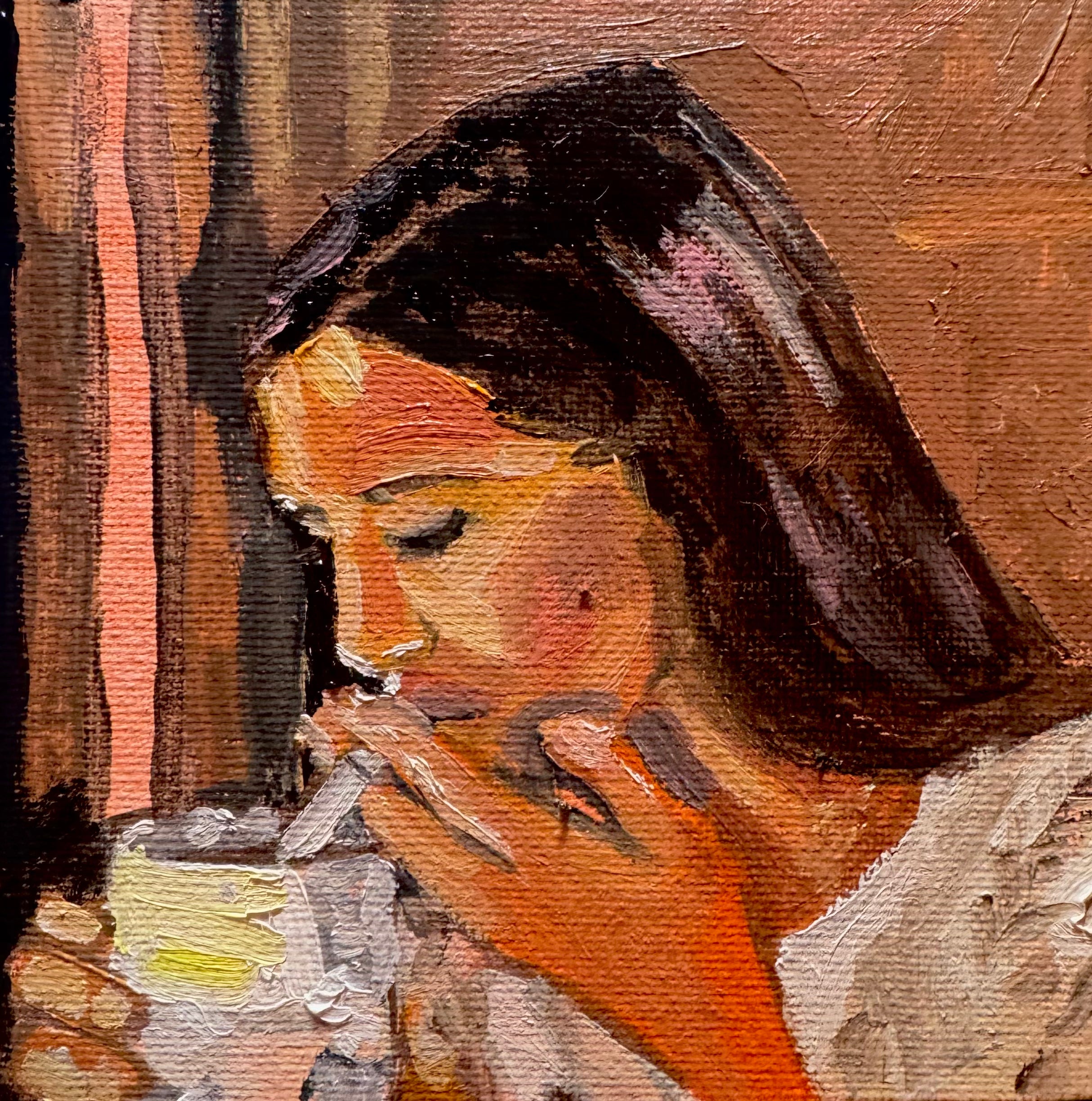 “Girl” 5x5 in panel print